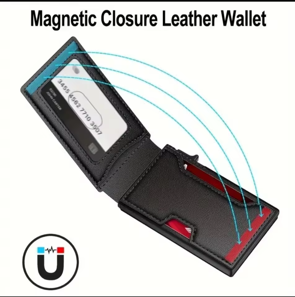 Porte-cartes anti-RFID design fin et décontracté