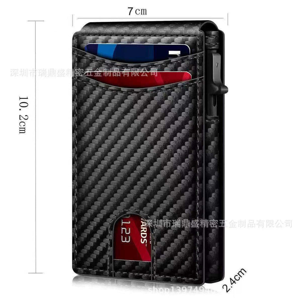 Porte-cartes anti-RFID design fin et décontracté